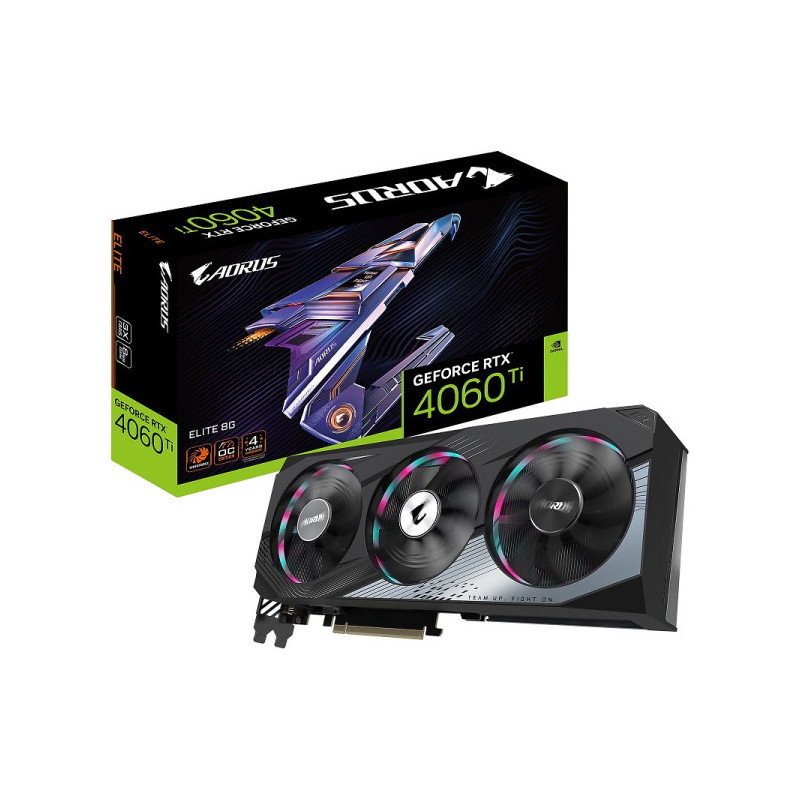 Gigabyte AORUS GeForce RTX 4060 Ti ELITE 8Go GDDR6