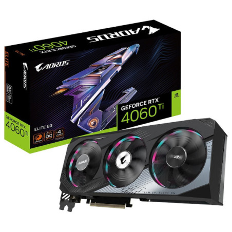 Gigabyte AORUS GeForce RTX 4060 Ti ELITE 8Go GDDR6