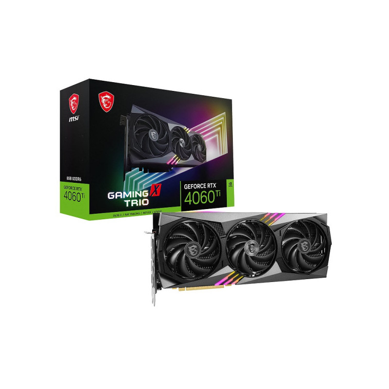 MSI GeForce RTX 4060 Ti GAMING X TRIO 8Go GDDR6