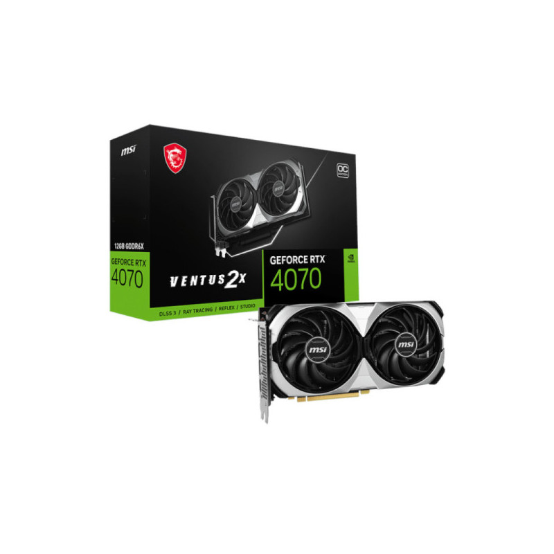 MSI GeForce RTX 4070 VENTUS 2X OC 12GB GDDR6X