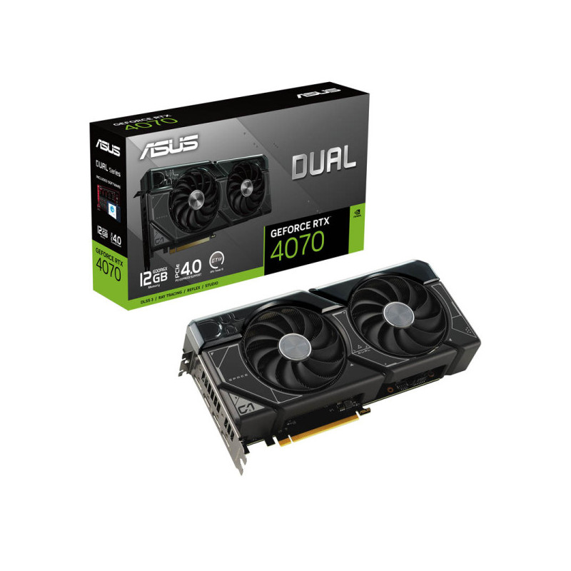 ASUS GeForce RTX 4070 Dual OC Edition 12GB GDDR6X