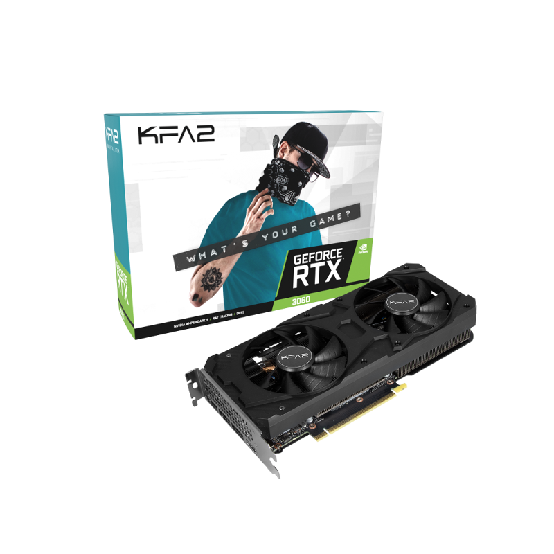 KFA2 GeForce RTX 3060 (1-Click OC) 8GB GDDR6