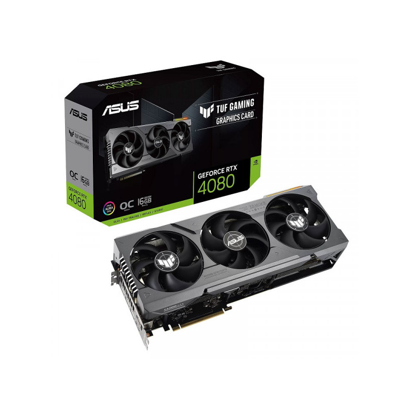 ASUS GeForce RTX 4080 TUF Gaming OC Edition 16GB GDDR6X ASUS GeForce RTX 4080 TUF Gaming OC Edition 16GB GDDR6X