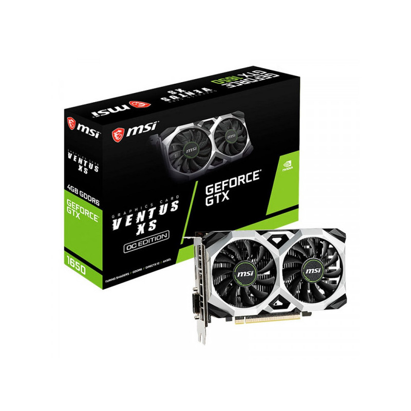 MSI GeForce GTX 1650 D6 D6 VENTUS XS OC 4GB GDDR6