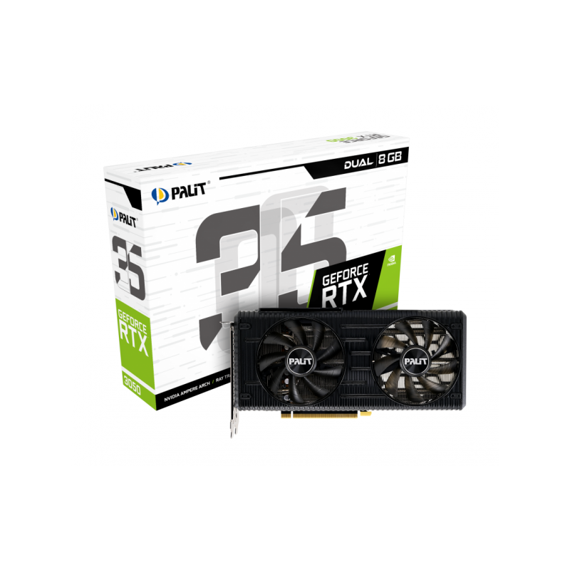PALIT GeForce RTX 3050 DUAL 8GB GDDR6