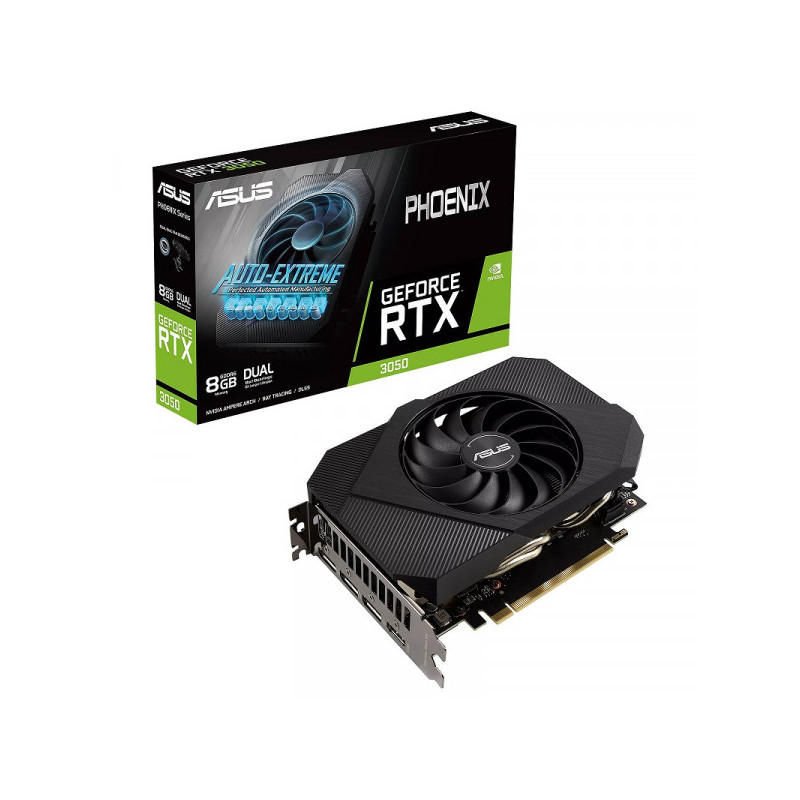 ASUS GeForce RTX 3050 Phoenix 8GB GDDR6 ASUS GeForce RTX 3050 Phoenix 8GB GDDR6