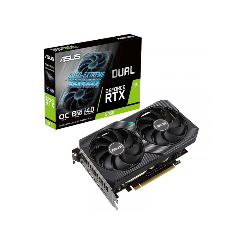 ASUS GeForce RTX 3050 DUAL OC 8GB GDDR6 ASUS GeForce RTX 3050 DUAL OC 8GB GDDR6