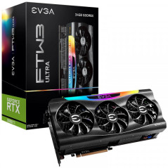 EVGA GeForce RTX 3090 Ti FTW3 ULTRA GAMING 24GB GDDR6X Cartes graph...