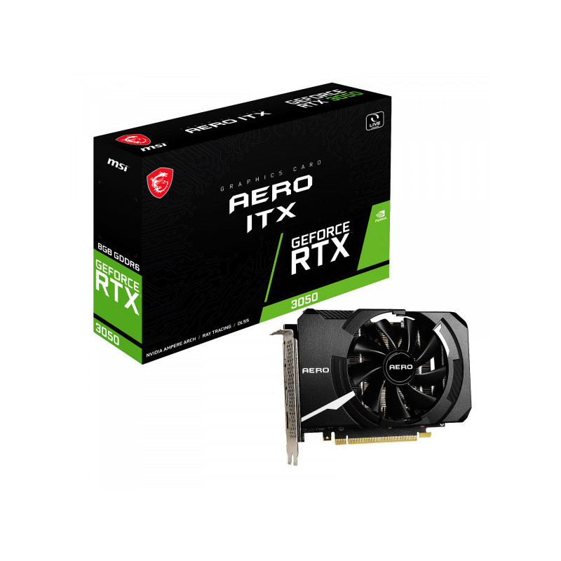 MSI GeForce RTX 3050 AERO ITX 8GB GDDR6