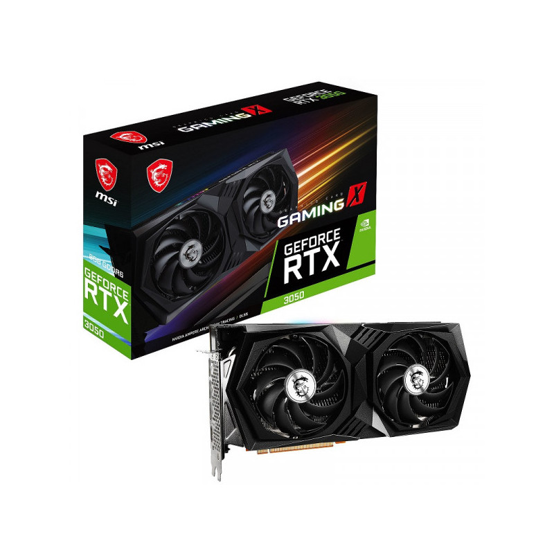 MSI GeForce RTX 3050 GAMING X 8GB GDDR6
