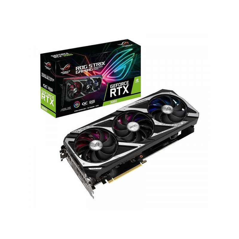ASUS ROG STRIX GeForce RTX 3060 GAMING OC V2 (LHR) 12G GDDR6