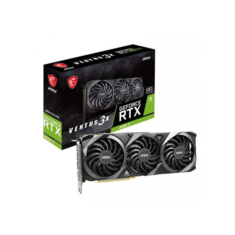 MSI RTX 3060 TI VENTUS 3X OC 8GB GDDR6