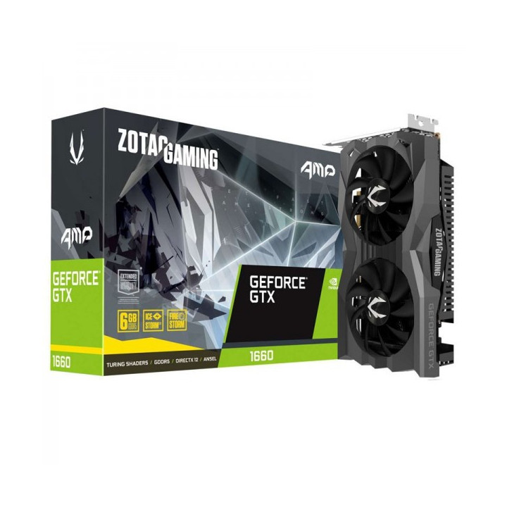 ZOTAC GeForce GTX 1660 AMP Edition 6GB GDDR5 Cartes graphiques Zota...