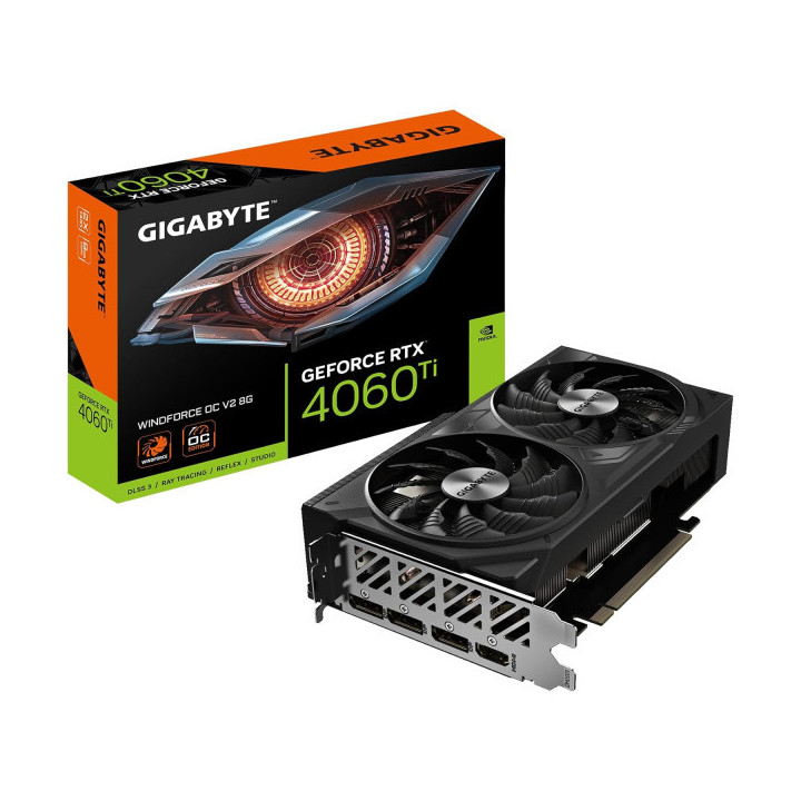GigaByte GeForce RTX 4060 Ti Windforce V2 OC 8GB Cartes graphiques ...