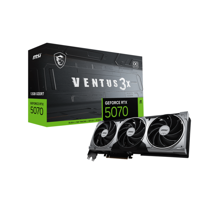 MSI GeForce RTX 5070 VENTUS 3X OC 12G Cartes graphiques MSI Maroc