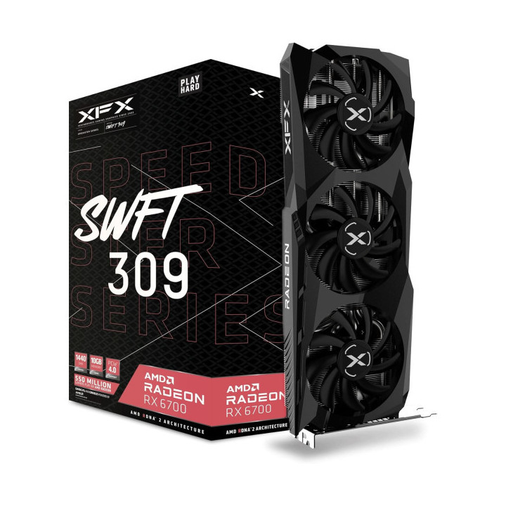XFX Speedster Swift 309 AMD Radeon RX 6700 CORE Gaming 10Go GDDR6 A...