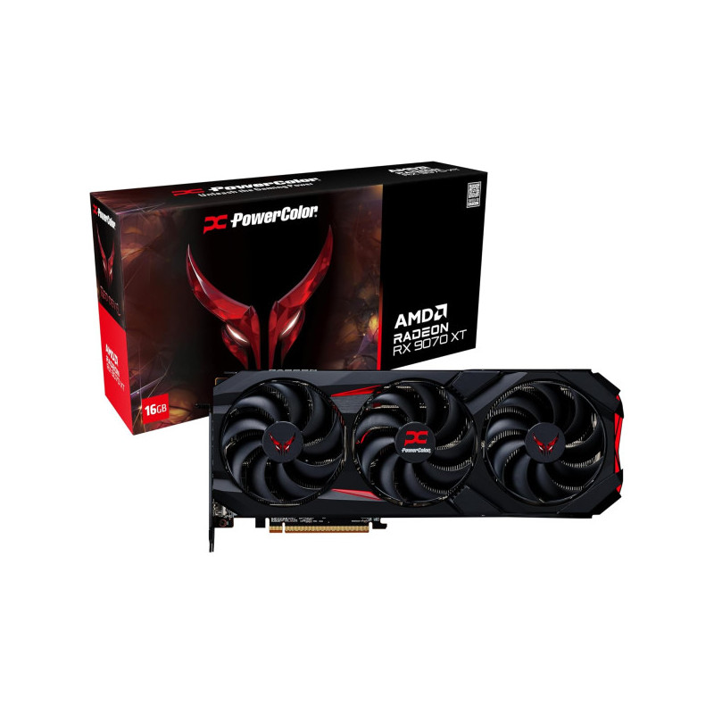 PowerColor Red Devil AMD Radeon RX 9070 XT 16Go GDDR6 SPECIAL EDITION (Sans emballage)