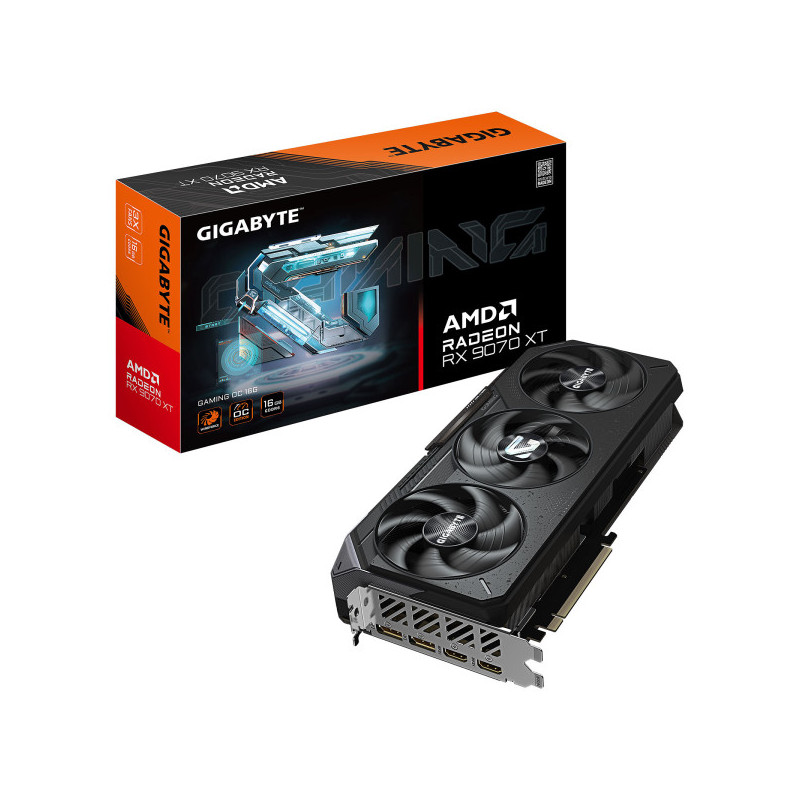 Gigabyte Radeon RX 9070 XT GAMING OC 16Go GDDR6