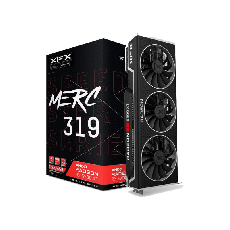 XFX AMD Radeon RX 6900 XT Speedster MERC 319 Black 16Go GDDR6
