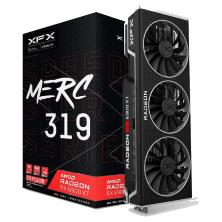 XFX AMD Radeon RX 6900 XT Speedster MERC 319 Black 16Go GDDR6