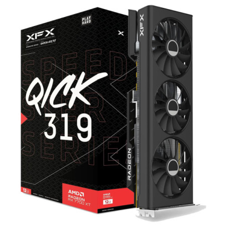XFX Radeon RX 7700 XT Speedster QICK 319 Black Edition 12Go GDDR6