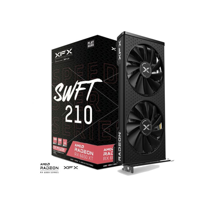 XFX AMD Radeon RX 6650 XT Speedster SWFT 210 8Go GDDR6