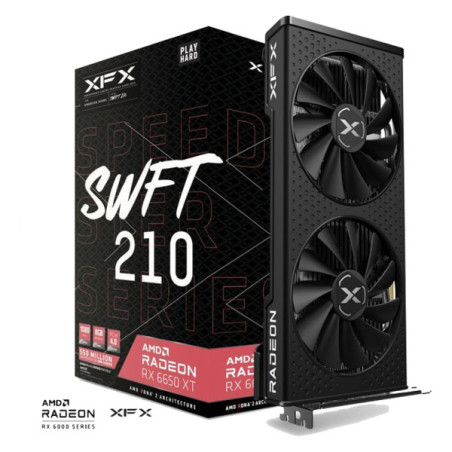 XFX AMD Radeon RX 6650 XT Speedster SWFT 210 8Go GDDR6