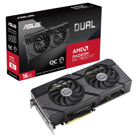 ASUS Dual Radeon RX 7800 XT OC Edition 16GB GDDR6
