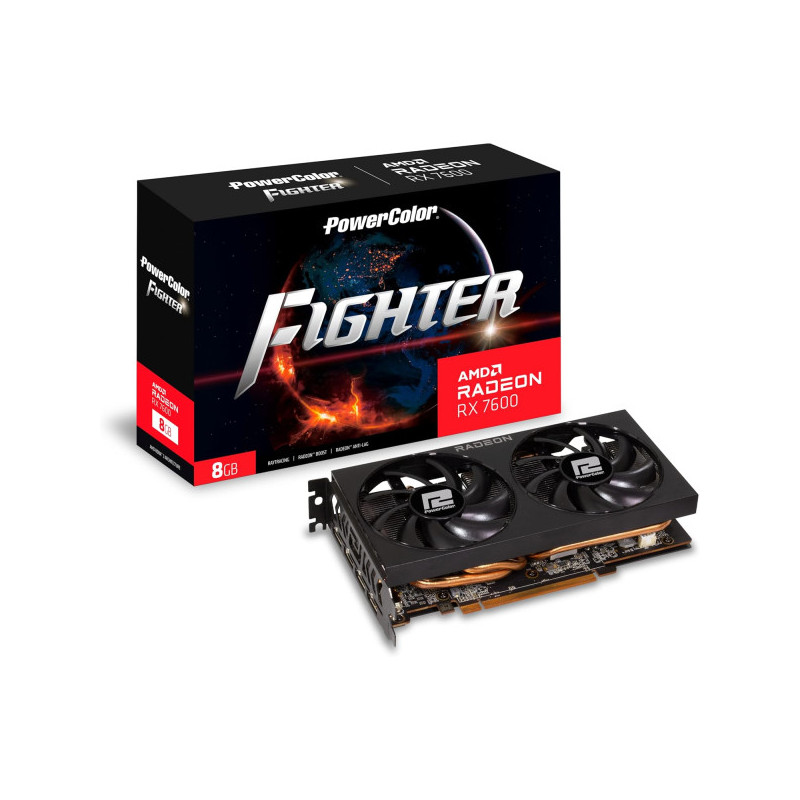 PowerColor AMD Radeon RX 7600 Fighter 8GB GDDR6