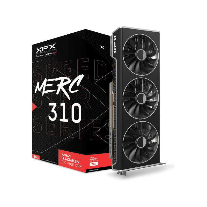 XFX SPEEDSTER MERC 310 AMD Radeon™ RX 7900 XTX Black Edition 24Go GDDR6X