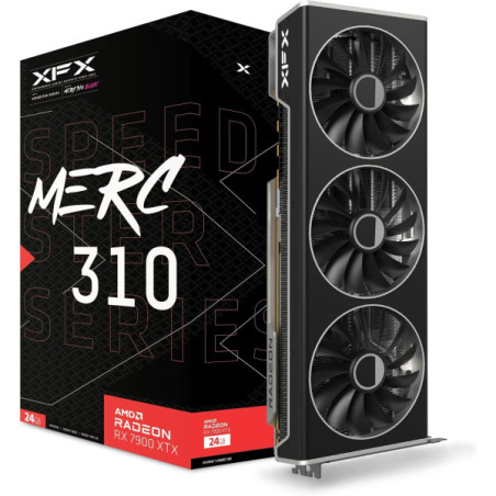 XFX SPEEDSTER MERC 310 AMD Radeon™ RX 7900 XTX Black Edition 24Go GDDR6X