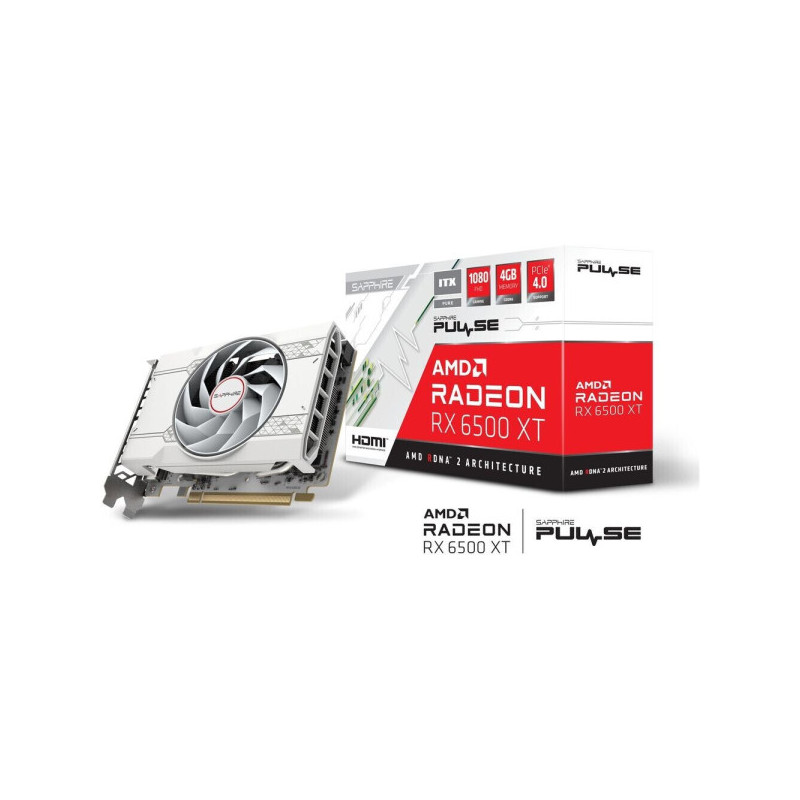 Sapphire Pulse Radeon RX 6500 XT ITX PURE Gaming OC 4GB GDDR6
