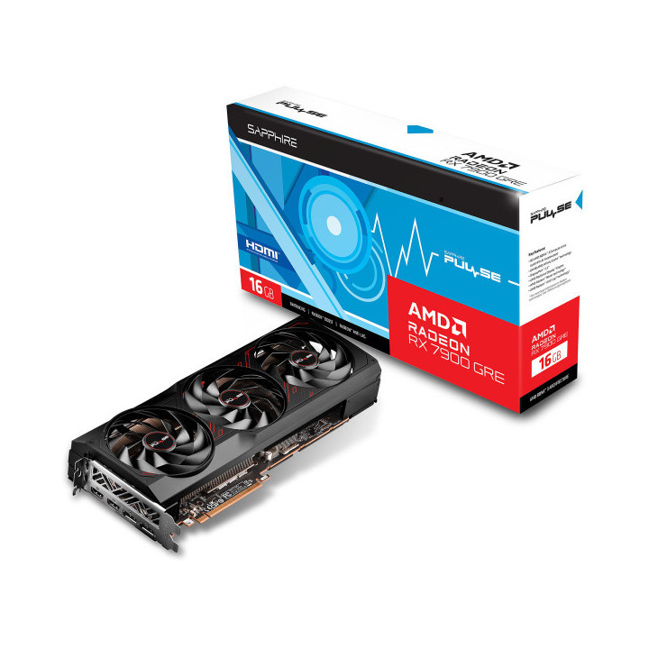 Sapphire Pulse AMD Radeon RX 7900 GRE 16GB GDDR6 Cartes graphiques ...
