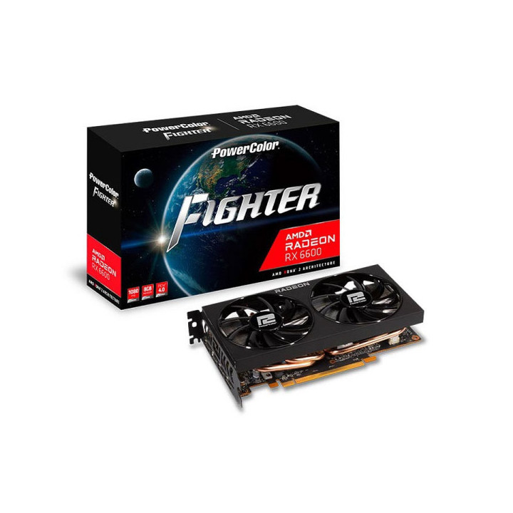 PowerColor Fighter AMD Radeon RX 6600 8GB GDDR6 AMD Powercolor Maroc