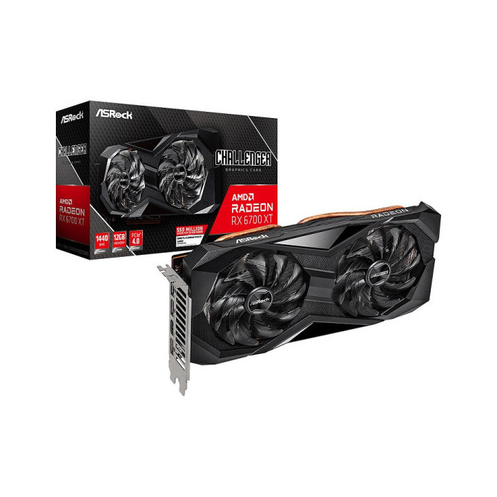 ASRock AMD Radeon RX 6700 XT Challenger D 12GB GDDR6 Cartes graphiq...