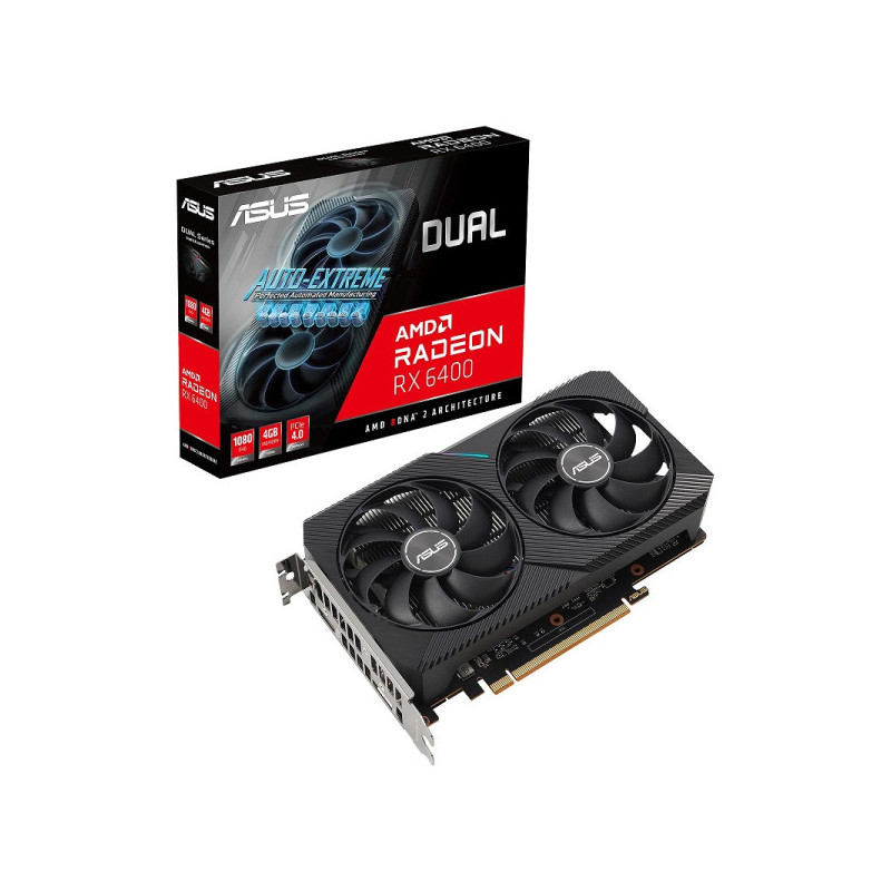 ASUS Radeon RX 6400 DUAL 4GB GDDR6