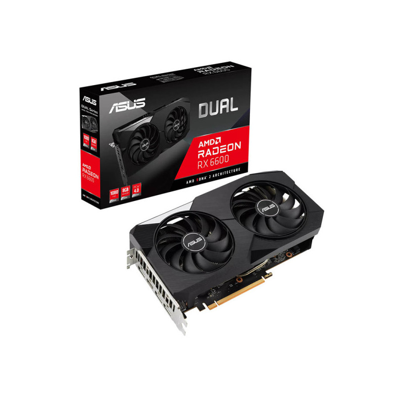 Asus Radeon RX 6600 Dual V2 8Go GDDR6