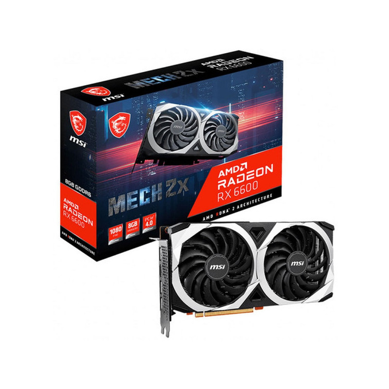 MSI Radeon RX 6600 MECH 2X 8Go GDDR6