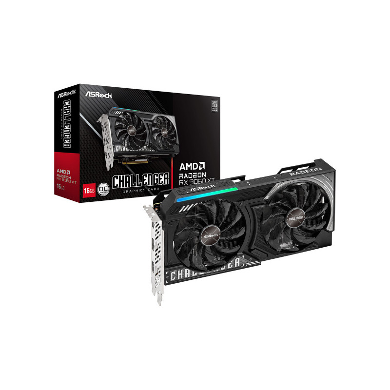 ASRock AMD Radeon RX 9060 XT Challenger 16Go GDDR6 OC