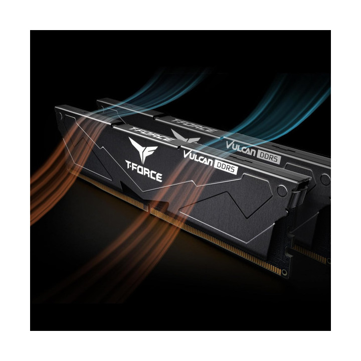 TeamGroup VULCAN Black 32Go (2x16Go) DDR5 5600 MHz CL36 Mémoire viv...