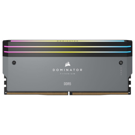 Corsair Dominator Titanium DDR5 RGB 32 Go (2 x 16 Go) 6000 MHz CL30 - Gris