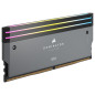 Corsair Dominator Titanium DDR5 RGB 32 Go (2 x 16 Go) 6000 MHz CL30 - Gris