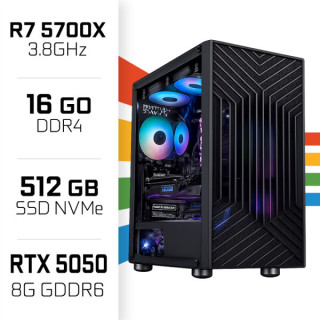 PC Gamer UltraPC Ryzen 7 5700X/512GB SSD/16GB/RTX5050 8GB AMD Ryzen...