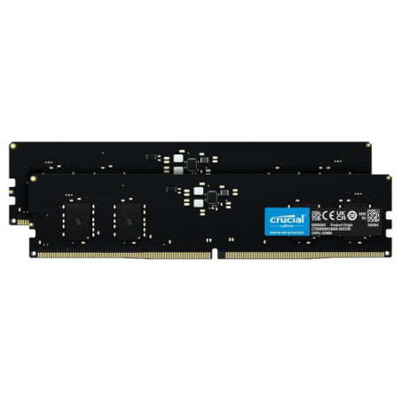 Crucial 16Go (2 x 8Go) DDR5 4800 MHz CL40