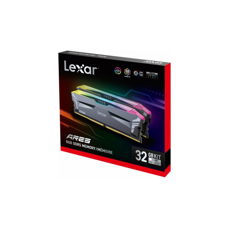 LEXAR ARGB ARES DDR5 32Go (2x16Go) 6000MHz CL34