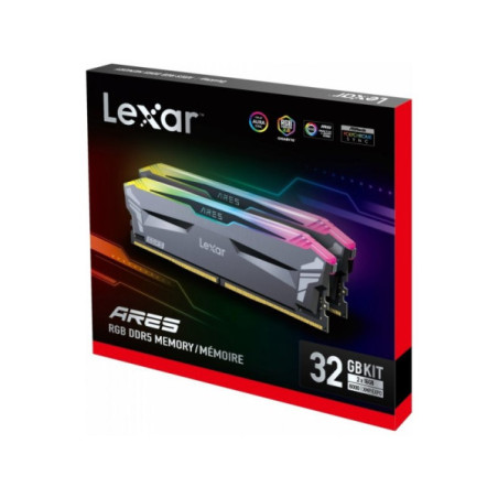 LEXAR ARGB ARES DDR5 32Go (2x16Go) 6000MHz CL34