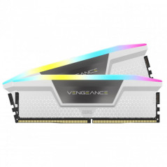 Corsair Vengeance RGB DDR5 32Go (2 x 16Go) 6200 MHz CL36 - Blanc Mé...