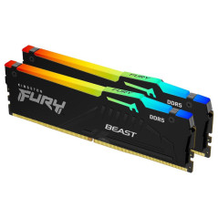 Kingston FURY Beast RGB 16Go (2 x 8Go) DDR5 5200 MHz CL36 Mémoire v...