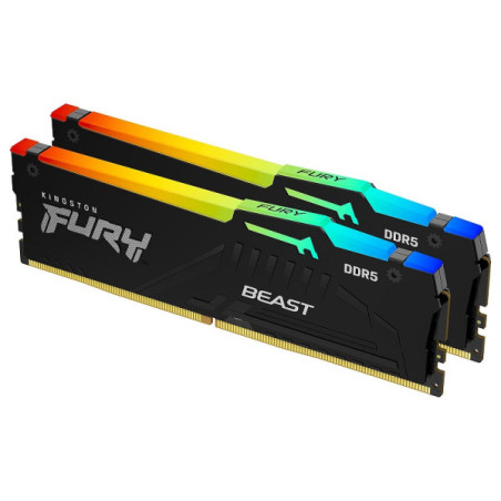 Kingston FURY Beast RGB 16Go (2 x 8Go) DDR5 6000 MHz CL36