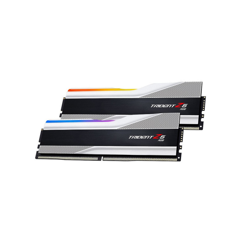 G.Skill Trident Z5 RGB 32Go (2 x 16Go) DDR5 6400 MHz CL32 - Silver